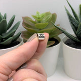 Silver Zodiac/Astrology Bead Charm Sets, 7.5x7.5mm