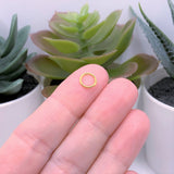 7mm, 21g, Gold Plated Jump Rings