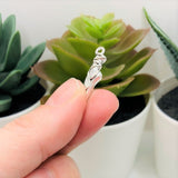 Silver Ballet Slipper Charms, 23x7mm