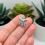 Silver Anubis Egyptian Jackal Charms, 20x15mm