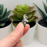 Silver Anubis Egyptian Jackal Charms, 20x15mm