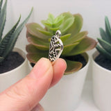 Silver Southwestern Aztec Arrow Charms, 24x13mm
