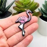 Spooky Summer Dead Pink Flamingo Charms