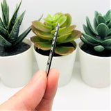 Stainless Steel Moon Phases Bar Pendant, 45x6mm