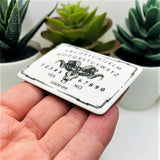 White Ram Ouija Board Pendant Charms, 38x58mm