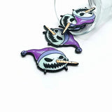 1, 4 or 20 Pieces: Creepy Christmas Scary Snowman Charms - Double Sided