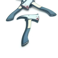 1, 4 or 20 Pieces: Bloody Axe Halloween Pendants