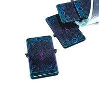 1, 4 or 20 Pieces: The Devil Black and Pink Tarot Card Charms - Double Sided