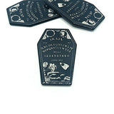Black Ouija Coffin Charms