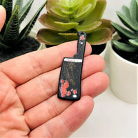 1, 4, or 20 Pieces: Bloody Horror Cleaver Charm - Double Sided