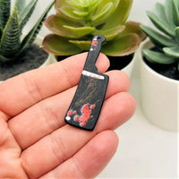 1, 4, or 20 Pieces: Bloody Horror Cleaver Charm - Double Sided