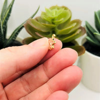 1, 4, 20 or 50 Pieces: Tiny Pink Flower Charms