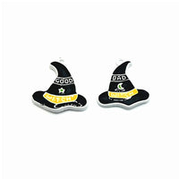 1 or 5 Pairs Good and Bad Witch Hat Charms
