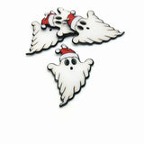 1, 4 or 20 Pieces: Acrylic Ghost in Santa Hat - Double Sided