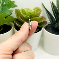 1, 4, 20 or 50 Pieces: Silver Strawberry Charms - Double Sided