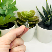 1, 4, 20 or 50 Pieces: Silver Lunar Moth Charms