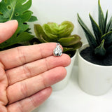 1, 4, 20 or 50 Pieces: Silver Ladybug Charms - Double Sided