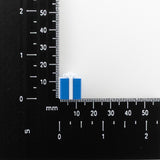 3D Blue Hanukkah Present Charms, 13x13mm