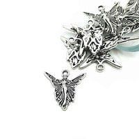 4, 20 or 50 Pieces: Silver Fairy Charms