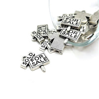 1, 4, 20 or 50 Pieces: Realtor For Sale Real Estate Charms