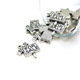 1, 4, 20 or 50 Pieces: Realtor For Sale Real Estate Charms