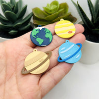 9 Set of Planets - 33x28mm