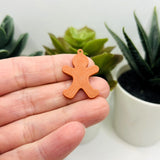 Gingerbread Man Charm, 20x28mm