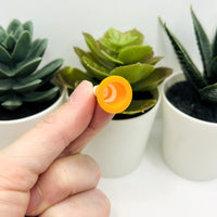 3D Traffic Cone Charm, 25x16mm