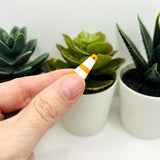 3D Traffic Cone Charm, 25x16mm