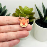Rudolph Reindeer Charms, 21x25mm