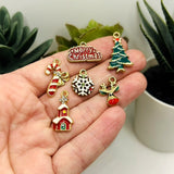 Enamel Christmas Mix Charms, 40 pcs - 20 styles