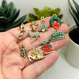 Enamel Christmas Mix Charms, 40 pcs - 20 styles