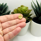 Enamel Christmas Present Gift Charms, 14x10mm