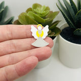 Christmas Angel Charm, 21x26mm