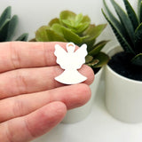 Christmas Angel Charm, 21x26mm