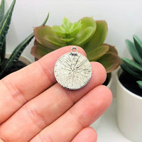 1, 4, 20 or 50 Pieces: Antiqued Silver Astaroth Demon Sigil Pendant Charm