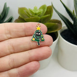 Christmas Cat Charms, 25x15mm
