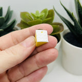 Yellow Cake with Vanilla Icing Charms, 20x15x13mm