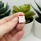 Red Velvet Cake Charms, 20x15x13mm