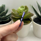 3D Purple Snowboard Charms, 35x9 mm