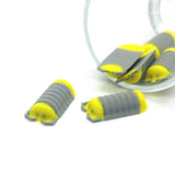 3D Rubber Duckie Isopod Charms, 13x26mm