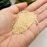 Beige 11/0 MIYUKI Delica Beads, 10g