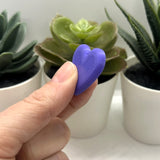 Purple Heart Charms, 28x31mm