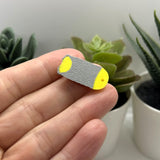 3D Rubber Duckie Isopod Charms, 13x26mm