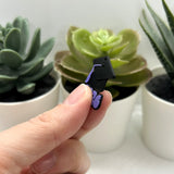 Purple and Black 2026 Graduation Cap Charms, 28x25mm