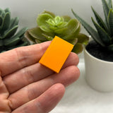 3D Orange Book Charms, 27x18mm