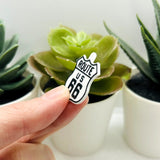 Route 66 Sign Charms, 25x28mm