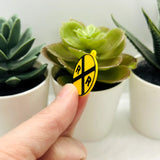 Rail Road Crossing Sign Charms, 25x28mm