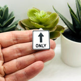 Only Straight Charms, 21x28mm