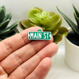 Main Street Sign Charms, 25x12mm